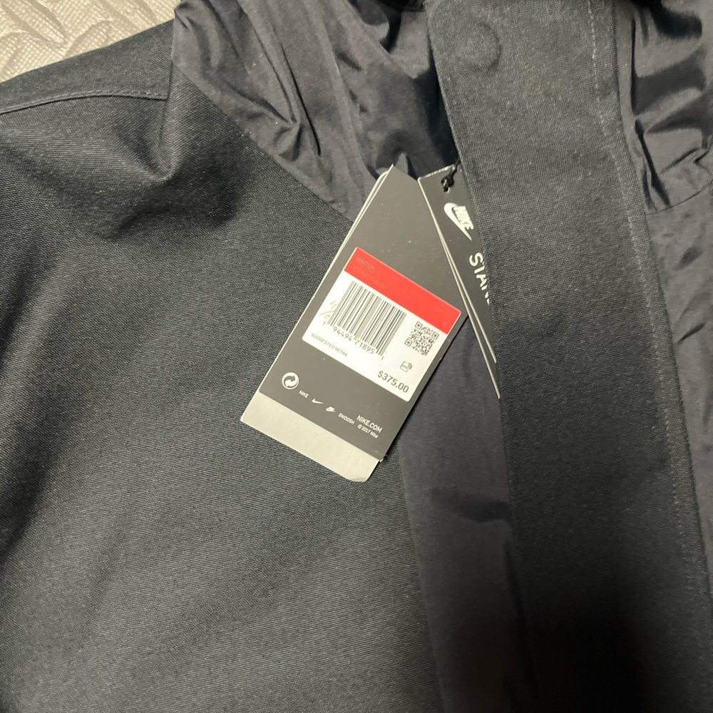 NIKE SPORTSWEAR SYNTHETIC-FILL PARKA CZ2867-010 MENs Large Black $375 Winter NEW - Picture 6 of 10